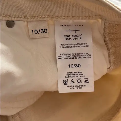 Habitual Lace Up Ankle Jean