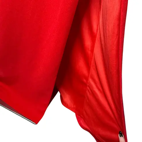 BHLDN Anthropologie Blake Square Neck Stretch Crepe Maxi Dress Red NEW sz Small