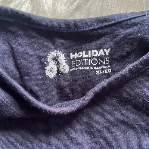 Holiday Editions USA floral T shirt Size XL