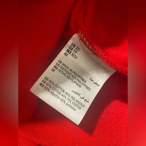 Inc international NWT Concepts Red Rhinestone Embellished V-Neck Sweater - XS