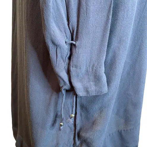 Gentle Fawn  Anthropologie Brigitte Beaded Lace Up Shift Dress  Size Medium