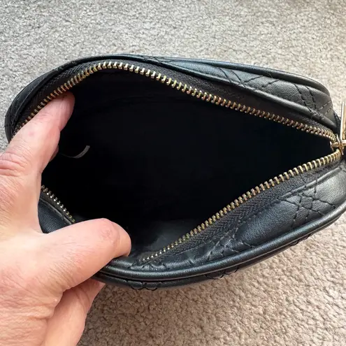 Gina Concepts Small Black Quilted Crossbody Purse With Chain Strap