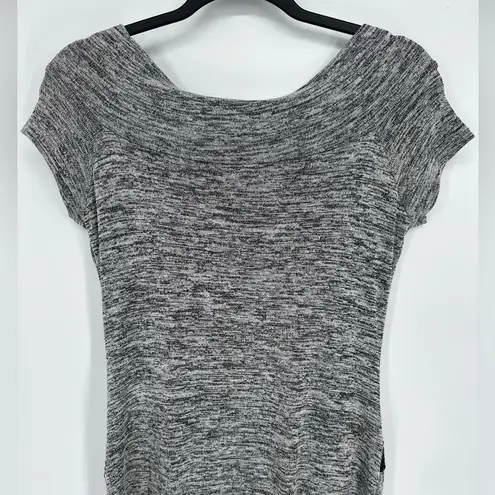 Taboo Mini Dress Off The Shoulder With Belt Grey Black Y2K Women’s Size Large