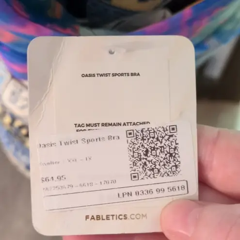 Fabletics  Oasis Twist Sports Bra Size XXL/1X