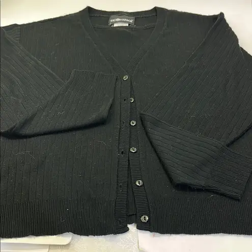 Sandro Black Ribbed Men's Sweater Size XL