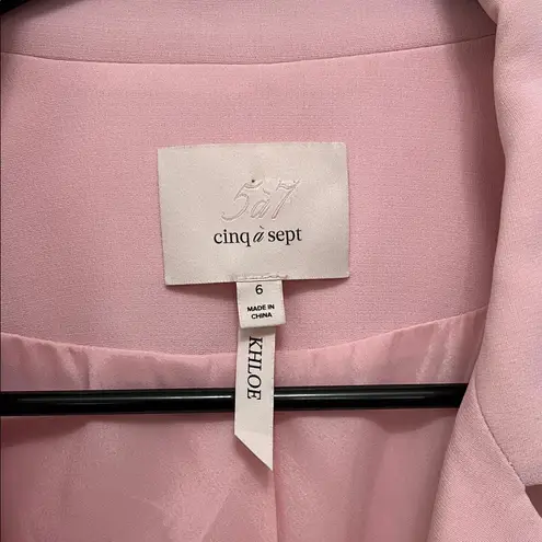 cinq a sept Khloe Baby Pink Blazer