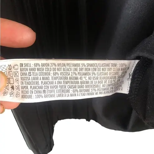 Haute society black fringe cocktail dress