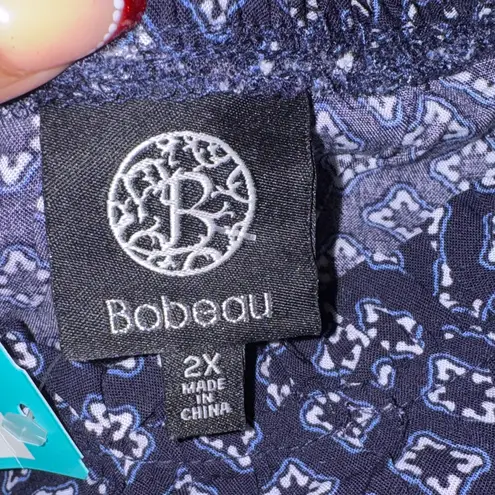 Bobeau 
Ruffle Neck Strappy Dress new