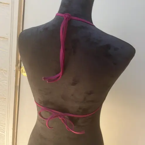 Newport News purple swim top woman’s size 10