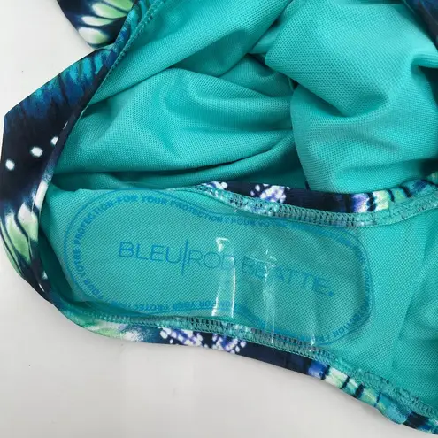 Bleu Rod Beattie  Swimsuit Size 4 Sun Sea And Sand Lattice Front One Piece NWT