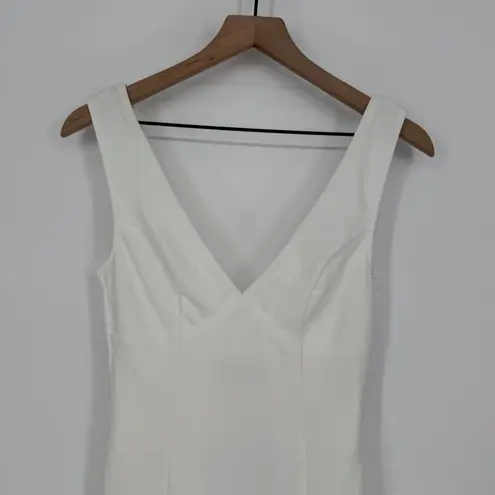 Lulus Perfection Bound White Sleeveless Cowl Back Mini Dress Size S