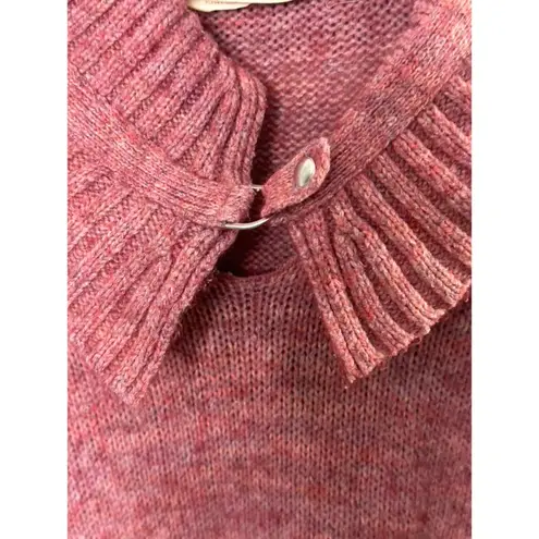 Soft Surroundings Ash Rose Pink Jayna Knit Cowl Neck Sweater Women's 1X