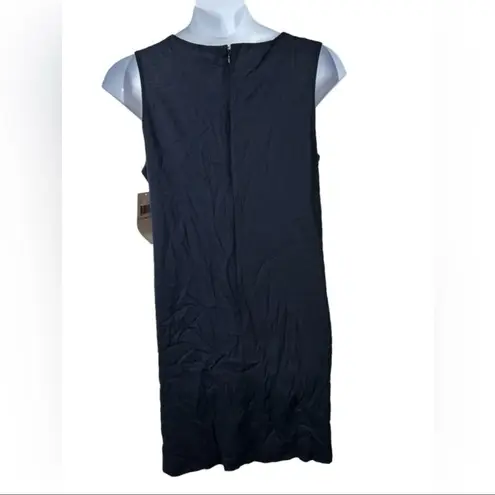 Nina Leonard Floral Cutout Sleeveless Linen Blend Midi Dress Size 10 NWT