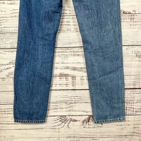 RE/DONE Jeans Academy Fit High Rise Straight Leg, EUC, Size 26, MSRP $395