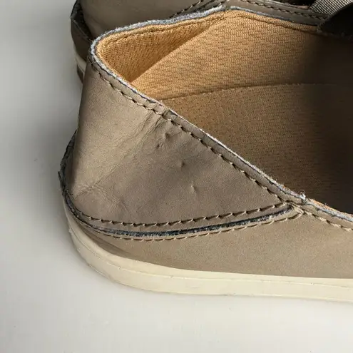 Olukai Pehuea Breathable Slip On Shoes with Drop In Heel Clay Womens Size 5 Yout Tan