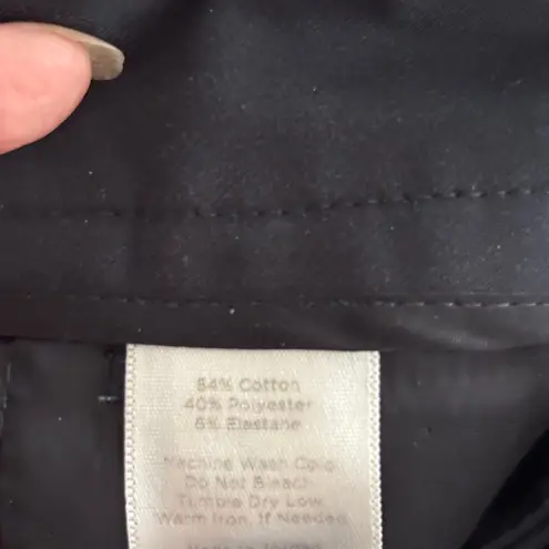 Talbots 🐘 Black Pants size 8. Front zipper‎