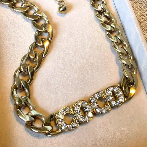 Boutique Chunky Gold Cuban Link Chain COCO Necklace