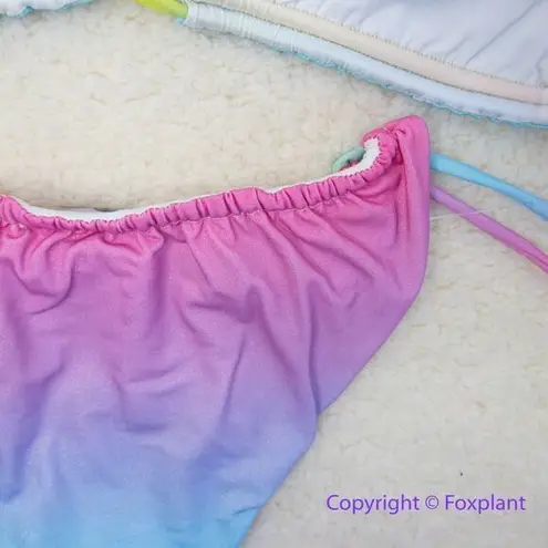 New! Set! Monica Hansen Beachwear MHB Miami vice bikini, size S Blue