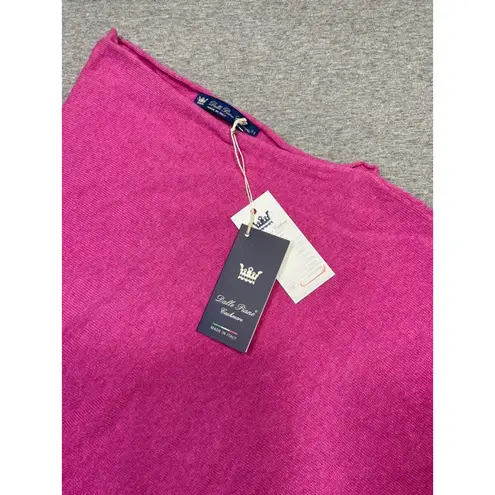 Women Dalle Piane Cashmere Poncho One Size Pink or Fuschia NWT