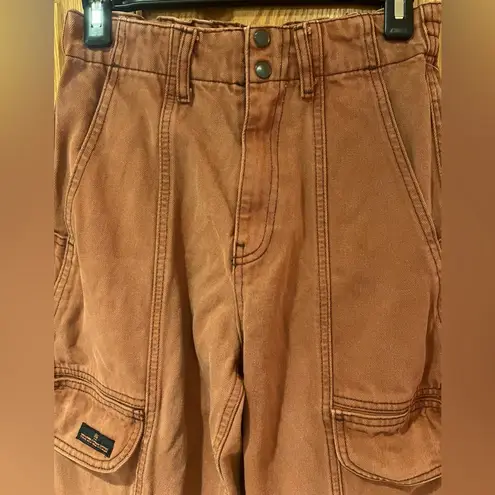 BDG Urban Outfitters  Blaine High-Waisted Utility Skate Jeans in Brown Size 26