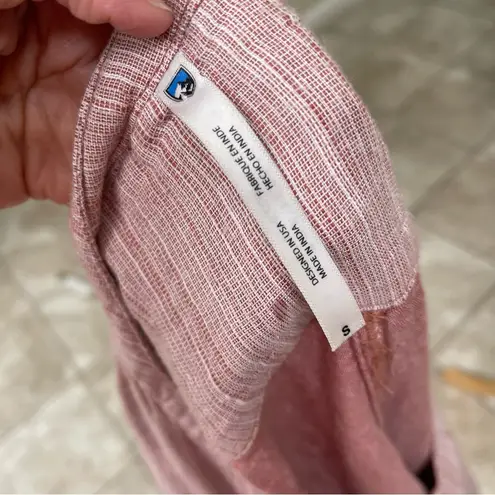 Kuhl Women’s Riviera Shirt Dress sz smal Cotton Rayon Gauze Crew Neck Cap Sleeve