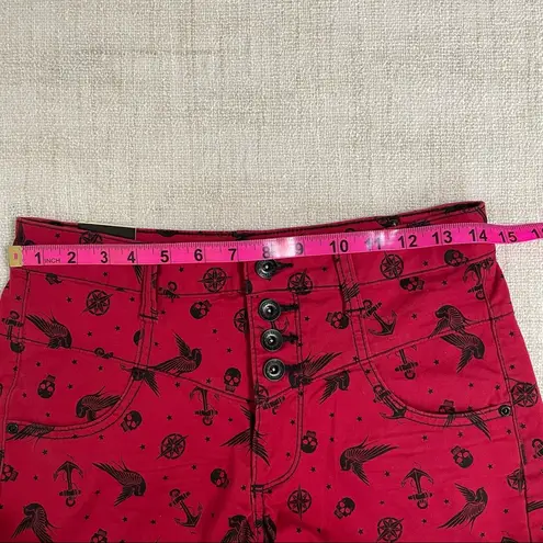 Lovesick from Hot Topic High Waist Shorts Red Size undefined
