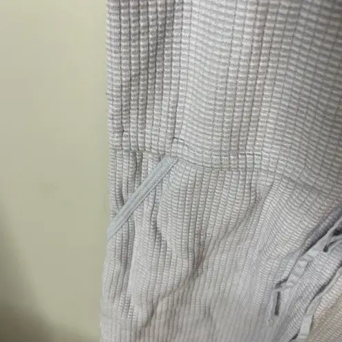 Lilla P Tie Waist Tank Dress Clearwater Waffle Small Excellent Condition Gray