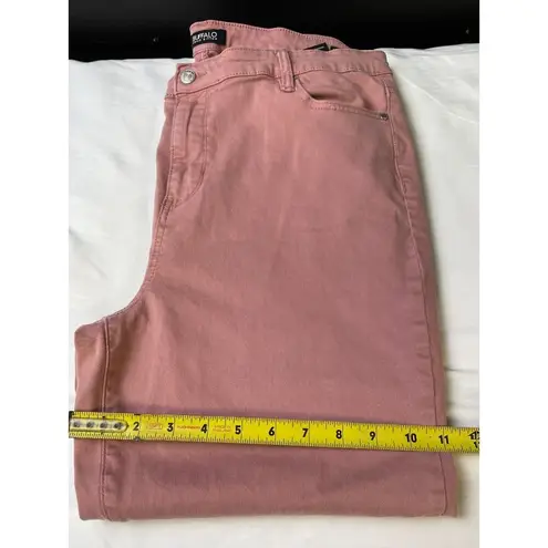 Buffalo David Bitton Buffalo Women's Pink Cropped Jeans/ High Rise/Stretch SIze 16/36 SKU 3488