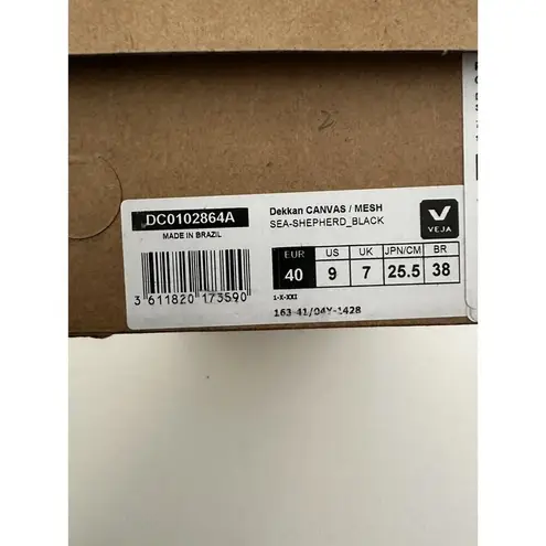 VEJA × Sea Shepherd Sneaker Low cut Casual 22A Black Size 9 Women