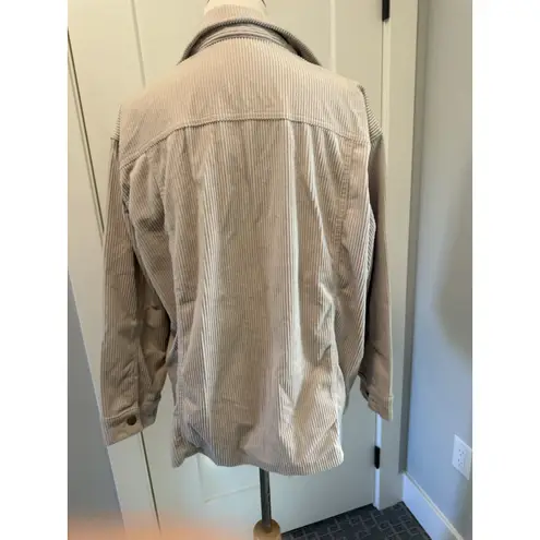 Corduroy Tan Shacket Size Large