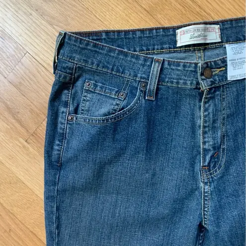 Vintage Y2K Levi Strauss Signature Stretch Low Rise Boot Cut Jeans Medium Blue Size undefined