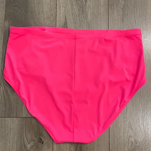 La Blanca La Blanca High Waist Ruched Pink Swim Bottoms Size 20W