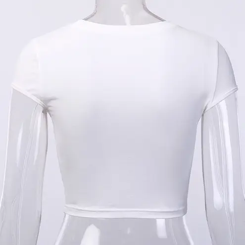 Y2K Aesthetic Angel Printed Crop Top