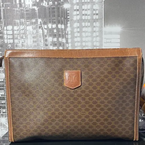 CELINE Authentic Macadam Laptop/Business Bag