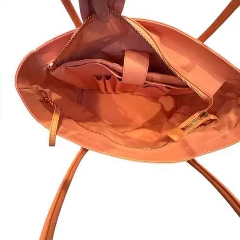 Dagne Dover Signature Legend Tote in pomelo coral NEW