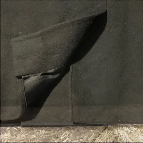 Fleurette Double Breasted Peacoat Black Size 14