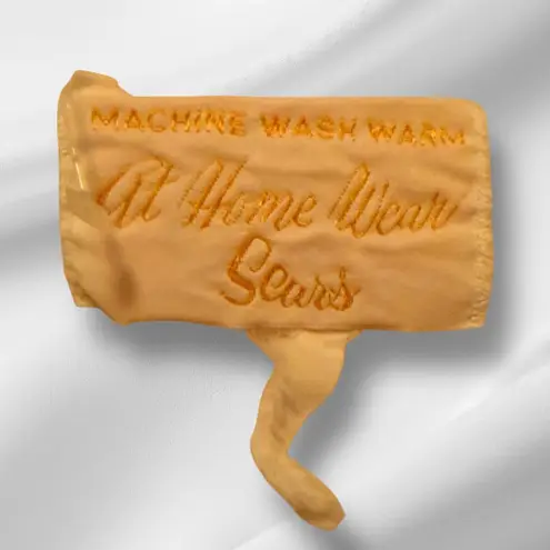 Vintage Sears At Home Wear Fuzzy Robe with Pockets