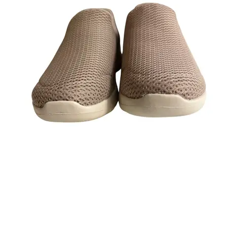 Skechers  Taupe Mesh Go Walk Joy Slip On Sneakers Shoes Comfort Size 7 Box