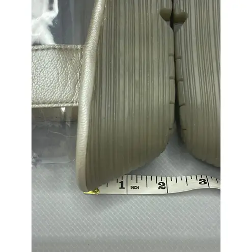 Fly London Gored Cross Band Rale Wedges Silver - Size 39 US 8.5