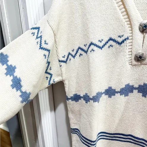 VINTAGE AVON 2 Button Navajo Sweater Size M/L