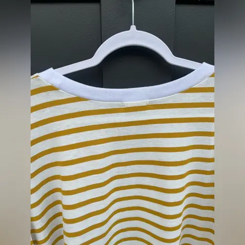 Andthewhy  Oversized Yellow Stripe Tunic Size Large