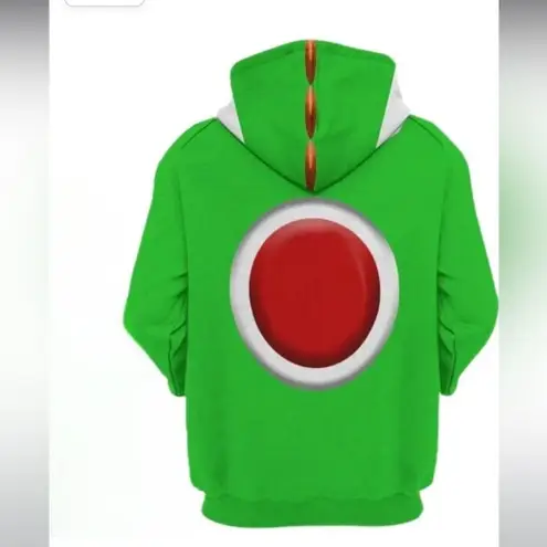 Nintendo Bowser cosplay costume hoodie，Adult 3D printed full zip hoodie