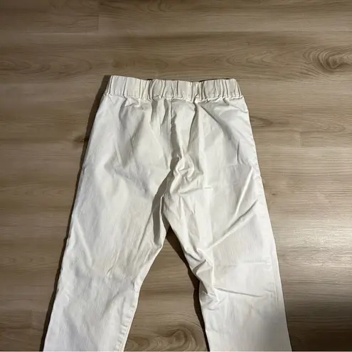 Soft Surroundings Creamy Elastic Waist Pull on Pants Size Tall Medium Cotton