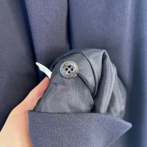 Dana Buchman Single Breasted Classic Career Blazer Navy Blue Size 8 Conservative