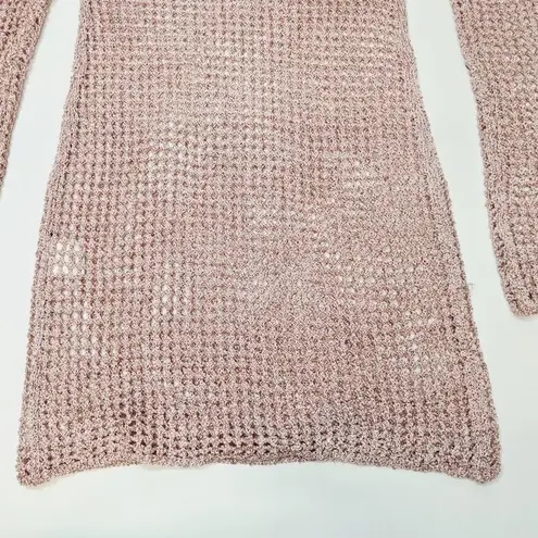 H:ours Emma Sequin Mini Dress in Mauve XS