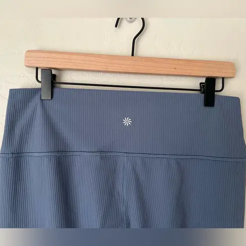 Athleta  transcend ribbed leggings 7/8 length large