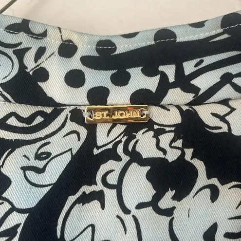 St. John Vintage Sport By Marie Gray Cropped Jacket Size Small 🔵