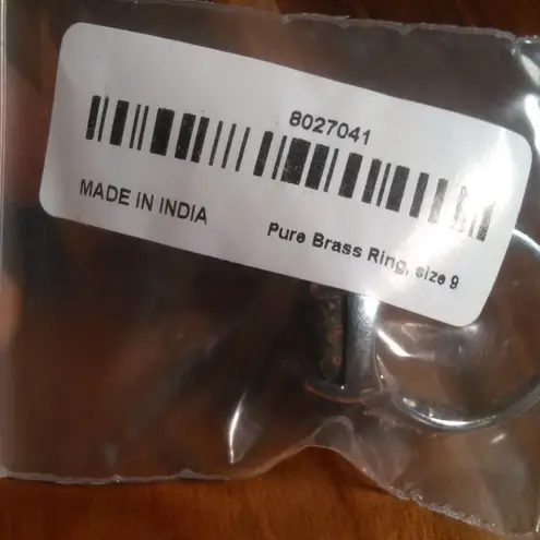 Venus Jasper and Mozambique Garnet Platinum Bond Ring (Size 9)