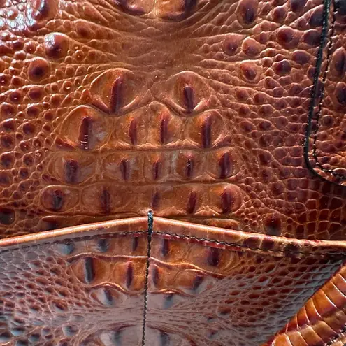 Brahmin Vintage Red Extra Large Weekender Duffle Bag Crossbody