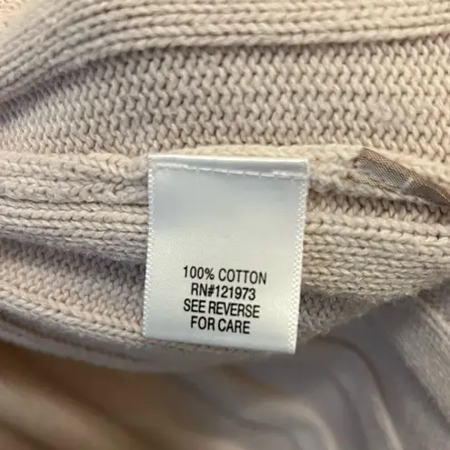 Simply Vera - Off-White Ribbed Cardigan - (Small) EUC